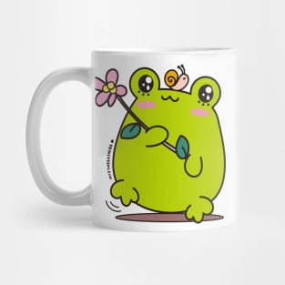 cute frog, kawaii frog cartoon Mug